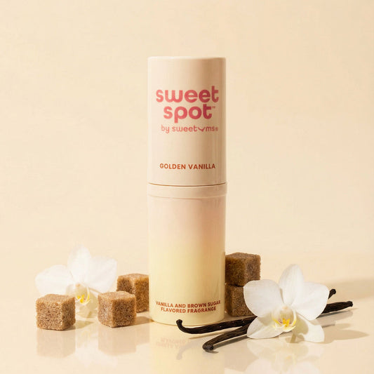 Golden Vanilla Solid Fragrance Stick | Brown Sugar & Vanilla Perfume