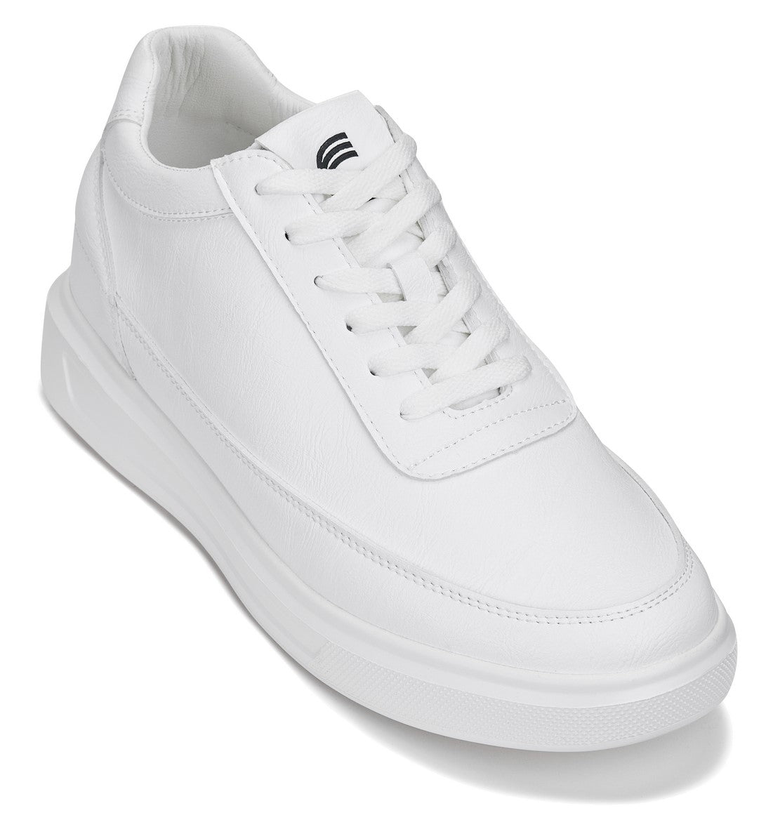 CALTO Men's Height-Increasing Lightweight Sneakers in White 13