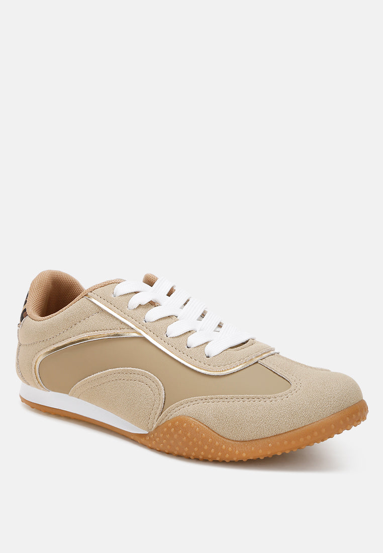 Zuccia Comfortable Lace-Up Sneakers by London Rag