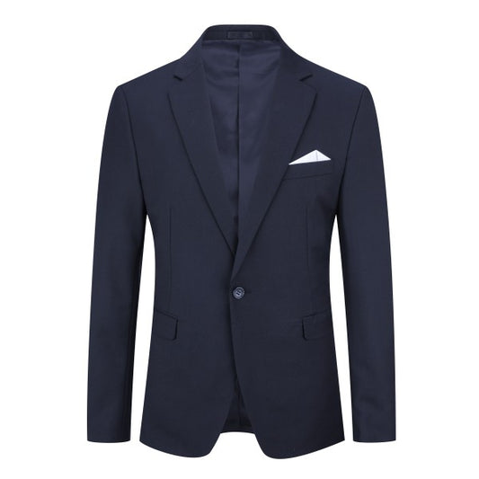 Men's Floral Print Notch Lapel Blazer | Slim Fit Fashion Jacket – Navy Blue, Sky Blue, Royal Blue & Multicolour