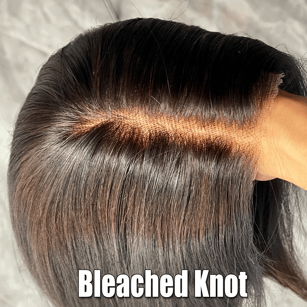 10" Vietnamese Natural Straight Silk Top Wig | 5x5 Lace Frontal