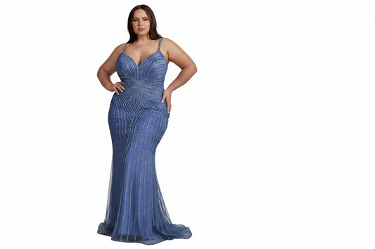 Embellished Mermaid Gown
