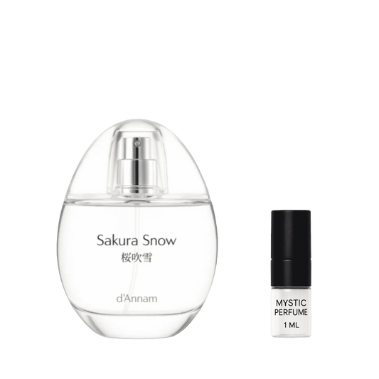 d’Annam Sakura Snow Eau de Parfum – Fresh Floral, Cherry Blossom & White Musk, Unisex 1ML Sample