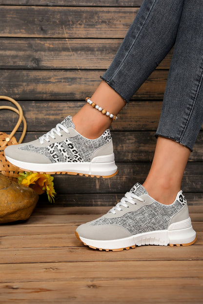 Rosalia Detail Lace Up Sneakers by Threaded Pear