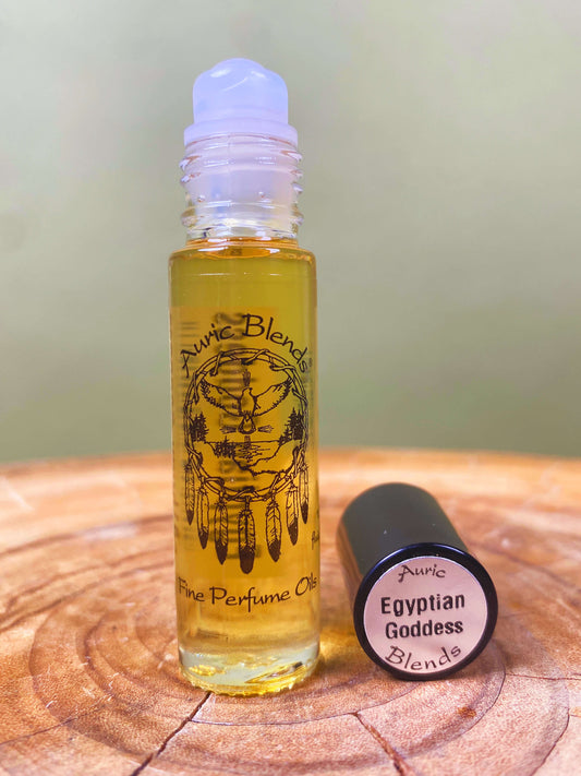 Auric Blends Egyptian Goddess Special Edition Roll-On Perfume Oil – Warm Musk & Floral Scent