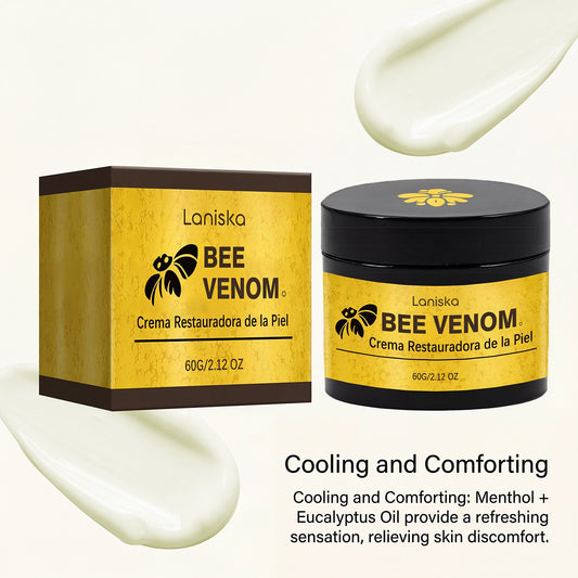 Bee Venom & Hyaluronic Acid Skin Cream – Honey, Shea Butter & Aloe Vera, 60G