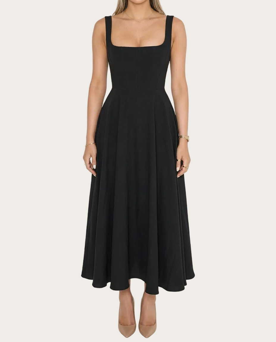 Harmony Midi Dress Black