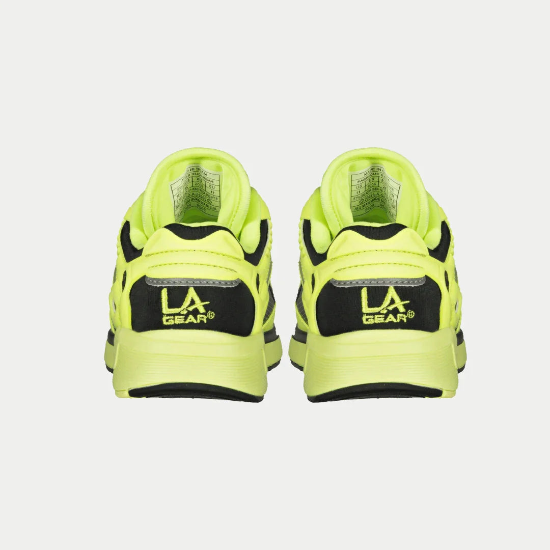 LA Gear Kids Catapult Light-Up x Glow Lowtop | Neon Yellow x Black 3 Neon Yellow x Black