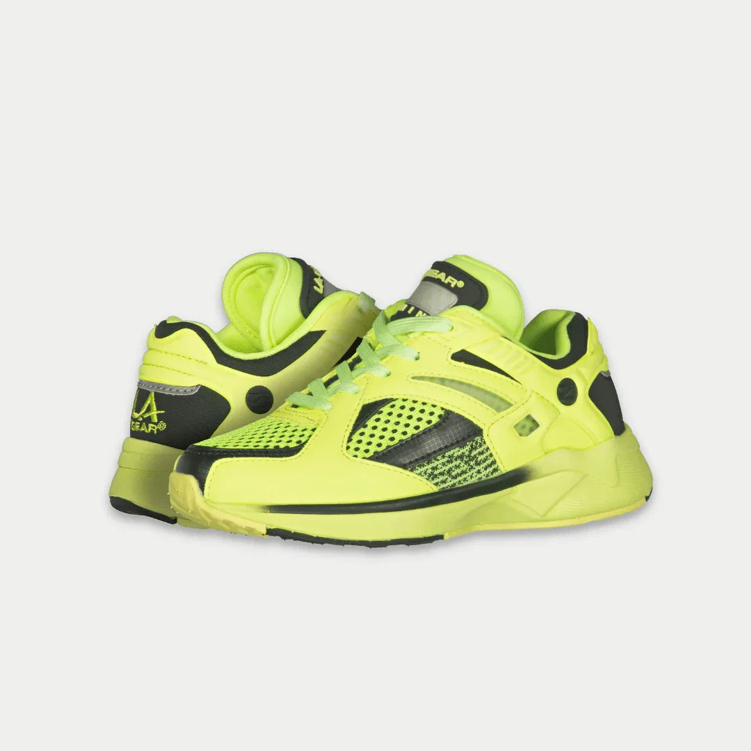 LA Gear Kids Catapult Light-Up x Glow Lowtop | Neon Yellow x Black 11 Neon Yellow x Black