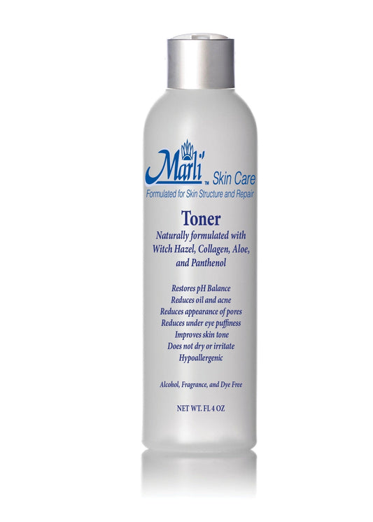 Marli Skin Care pH Balancing Toner with Witch Hazel | Alcohol-Free, Collagen & Aloe