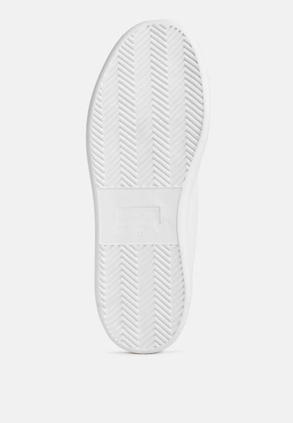 Perry Glitter Detail Star Sneakers by London Rag