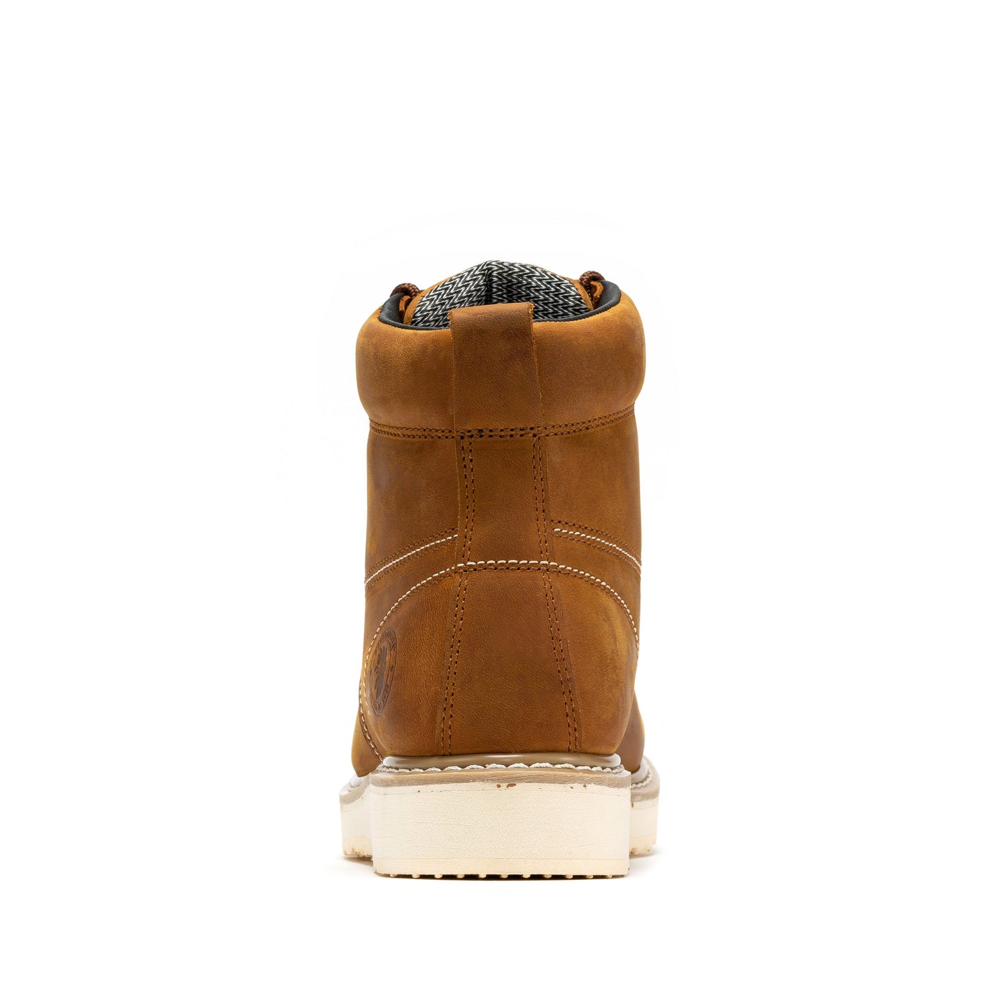 ROCKROOSTER Edgewood Men's 6" Steel Toe Waterproof Wedge Work Boot | SAP858 Brown SAP858 US 08.5 Normal