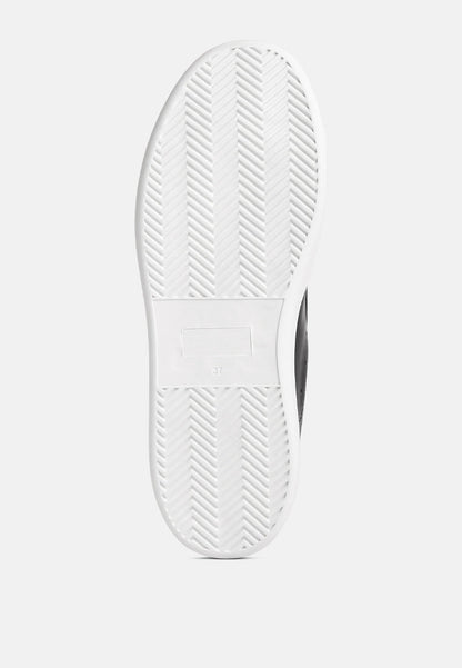 Starry Glitter Star Detail Sneakers by London Rag