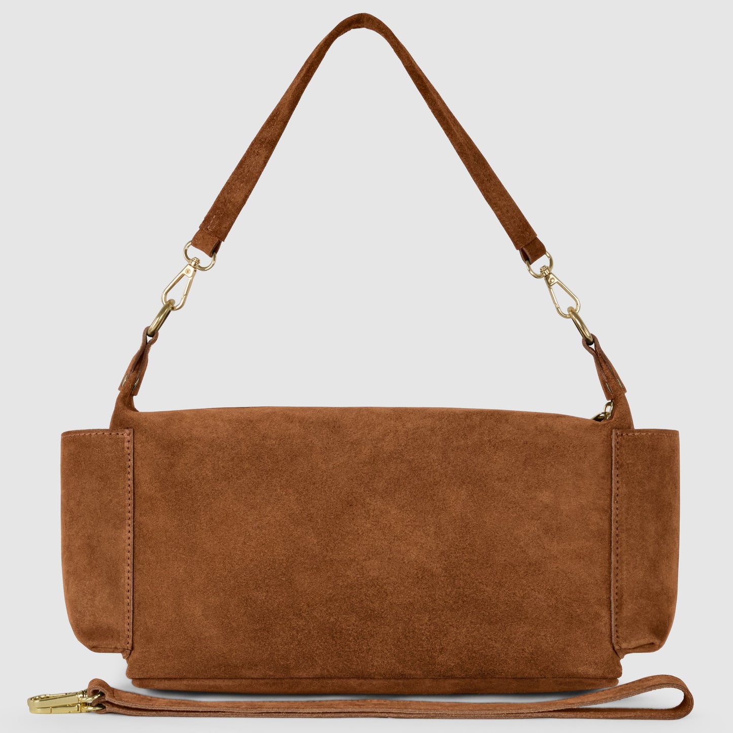 Italian Genuine Suede Shoulder Bag 323040