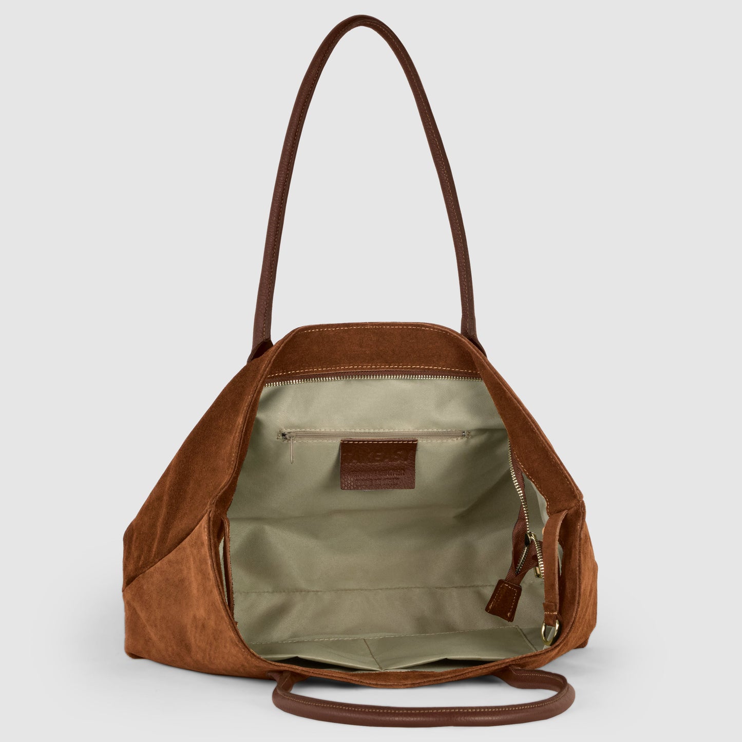 Italian Genuine Suede Tote Bag 242235