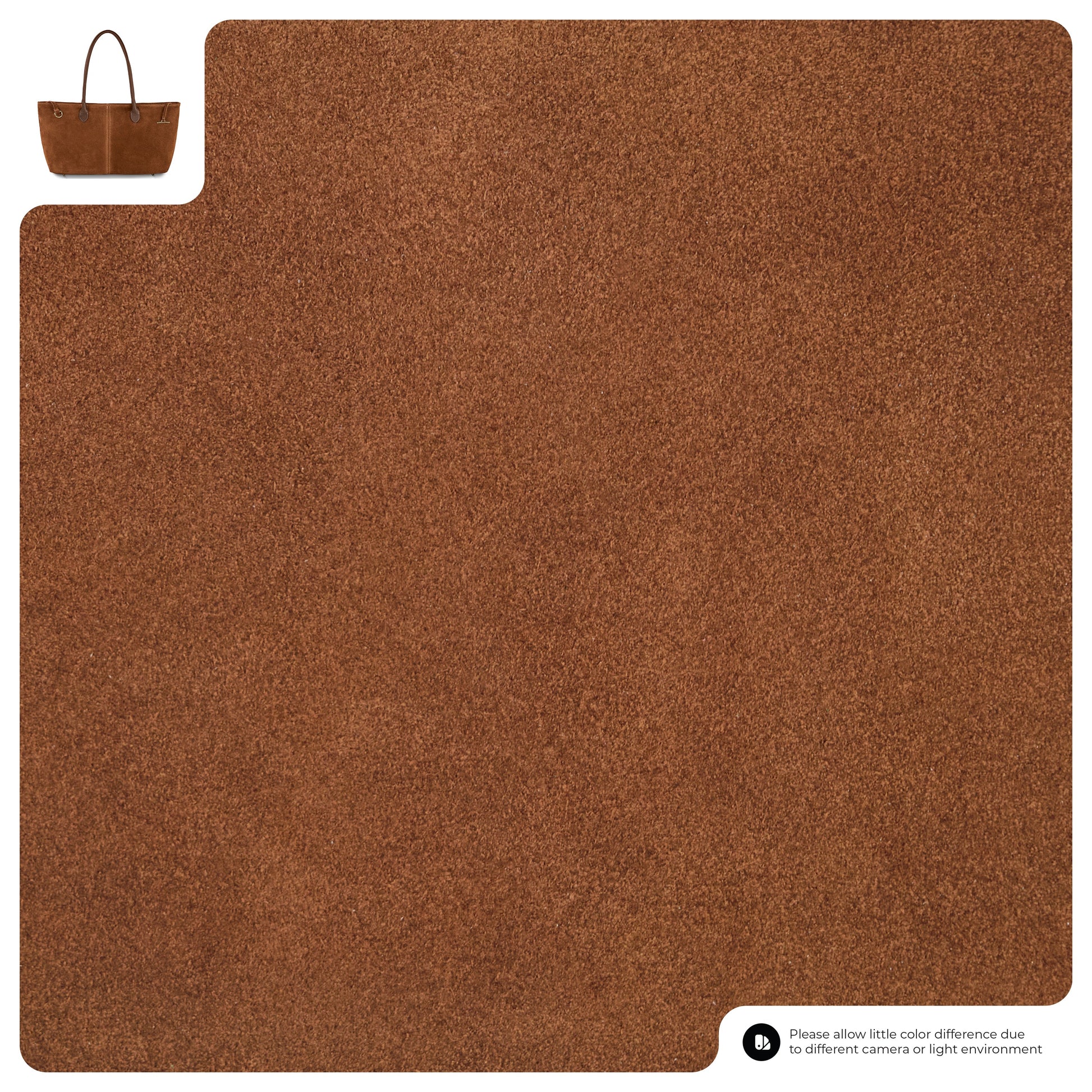 Italian Genuine Suede Tote Bag 242235