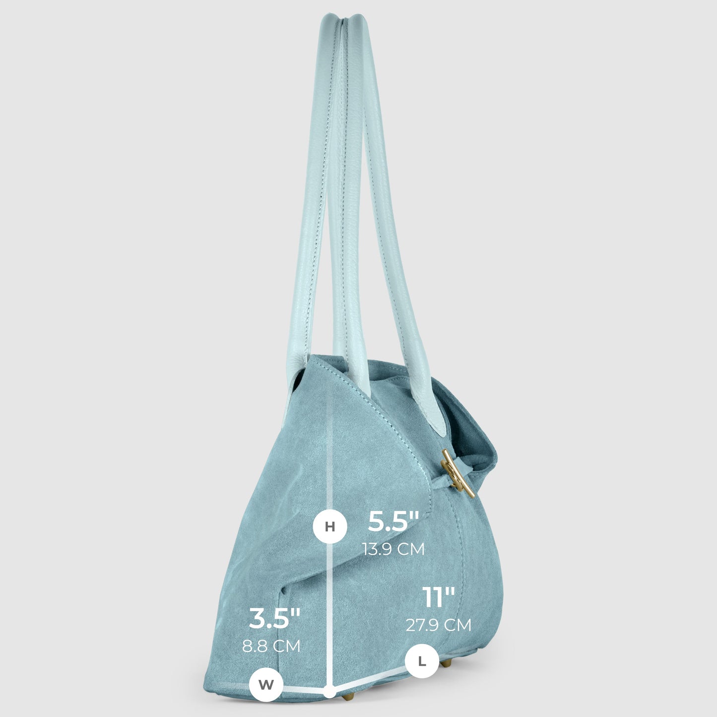 Italian Genuine Suede Tote Bag 242235