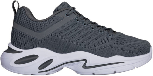CALTO Men's Height-Increasing Super Lightweight Sneakers in Grey / White