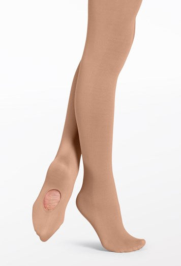 Adult Convertible Tights | 2-in-1 Cropped & Footed Hosiery