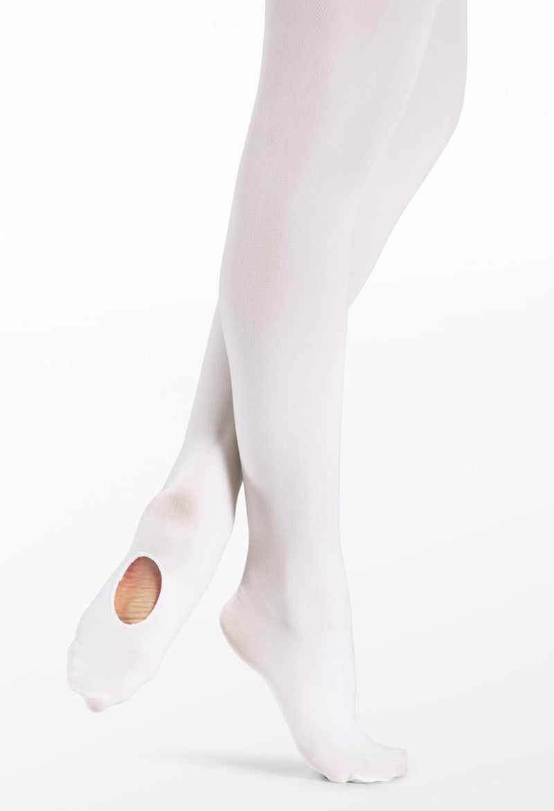 Adult Convertible Tights | 2-in-1 Cropped & Footed Hosiery