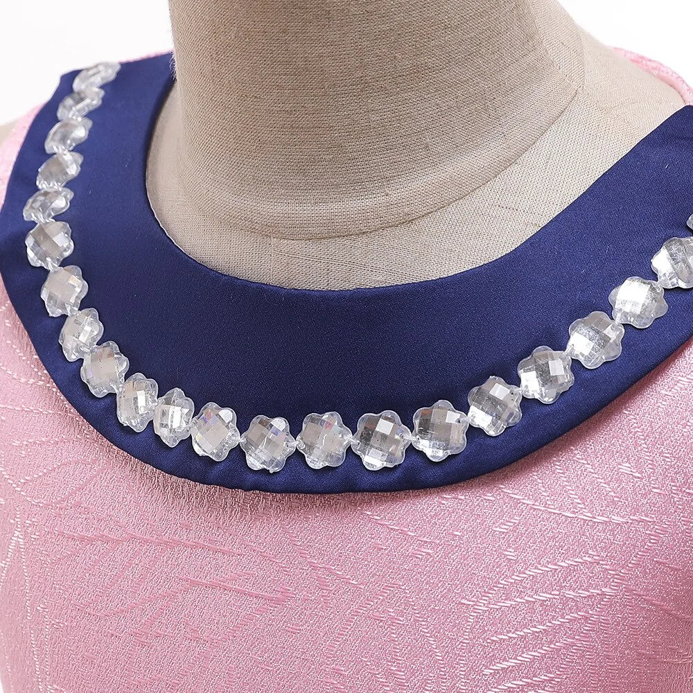 Toddlers Bridesmaid Elegant Sleeve Less Knee Length Dress For Girl - # GIAA211410001